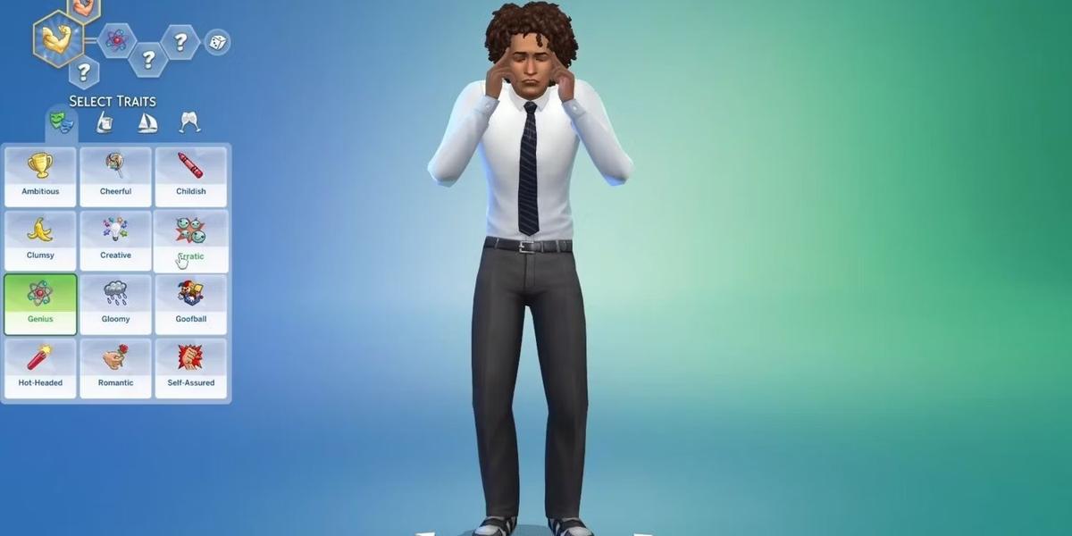 Charakterové rysy. Foto: The Sims 4