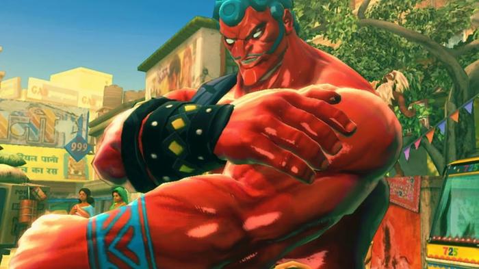 Трюк Хакана — облитый маслом. Фото: Hakan — Super Street Fighter IV