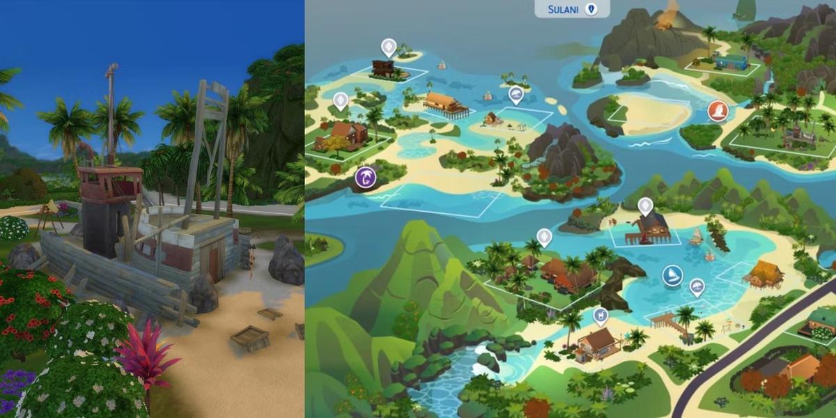 Жизнь на островах и дома на сваях. Фото: The Sims 4