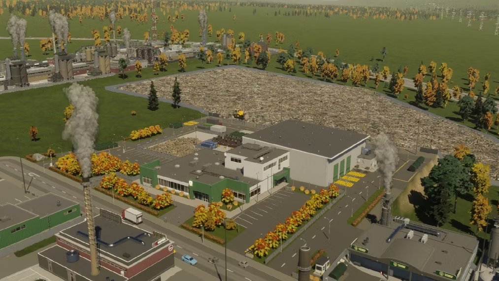 В городе будет свалка. Фото: Cities: Skylines 2