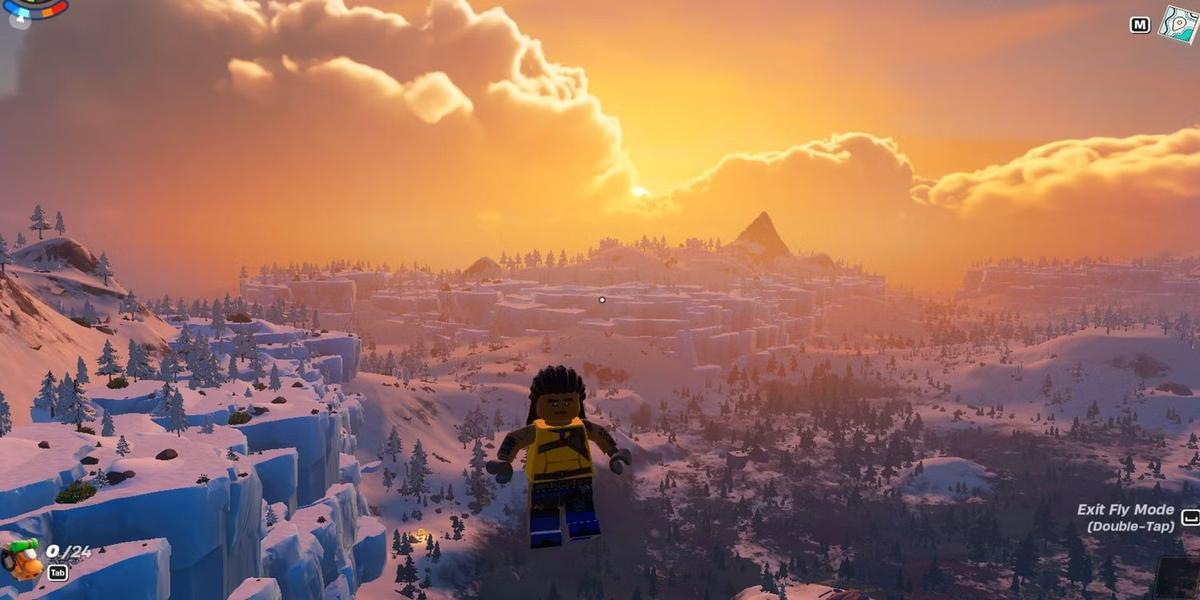 Полеты. Фото: LEGO Fortnite