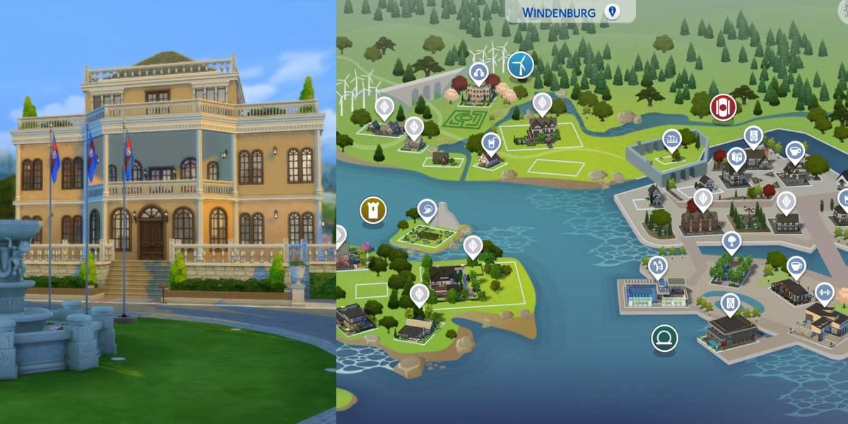 Самый большой и эстетичный мир в The Sims 4.