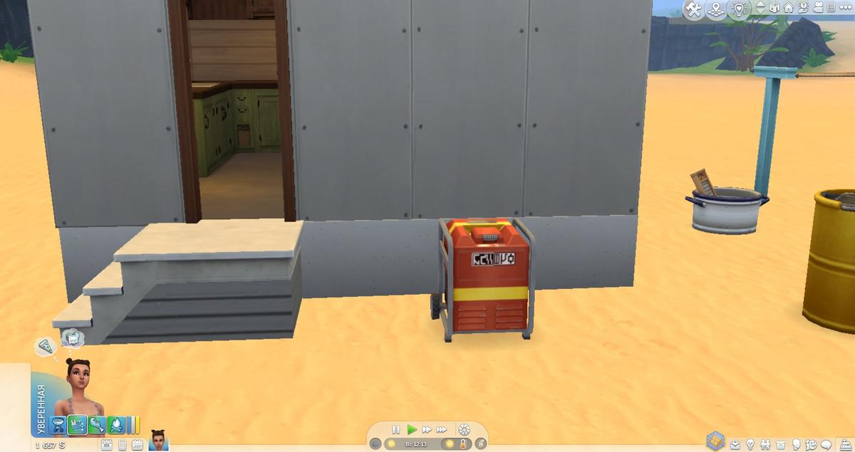 Elektrický generátor. Foto: The Sims 4