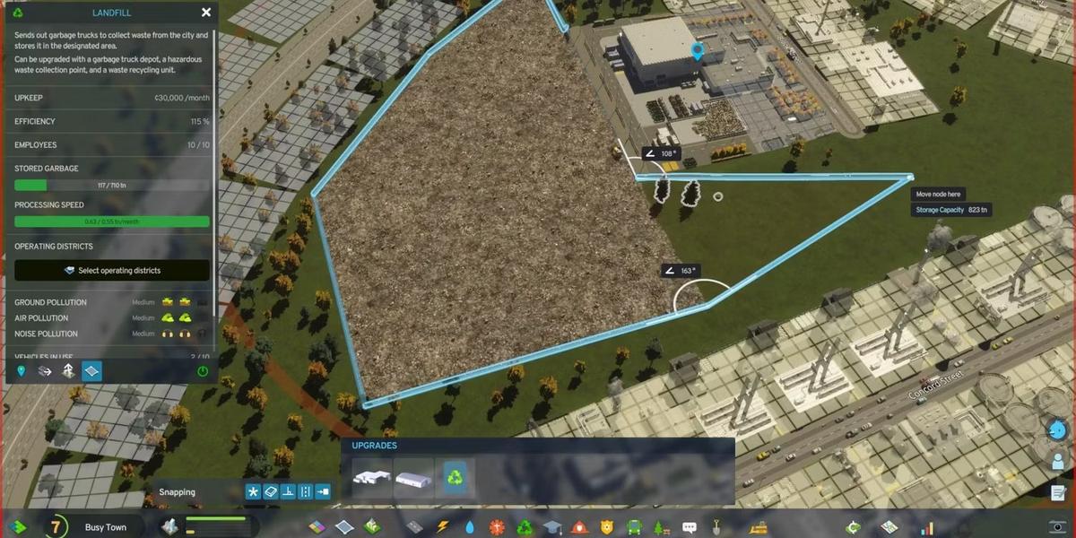 Свалка в городе. Фото: Cities: Skylines 2