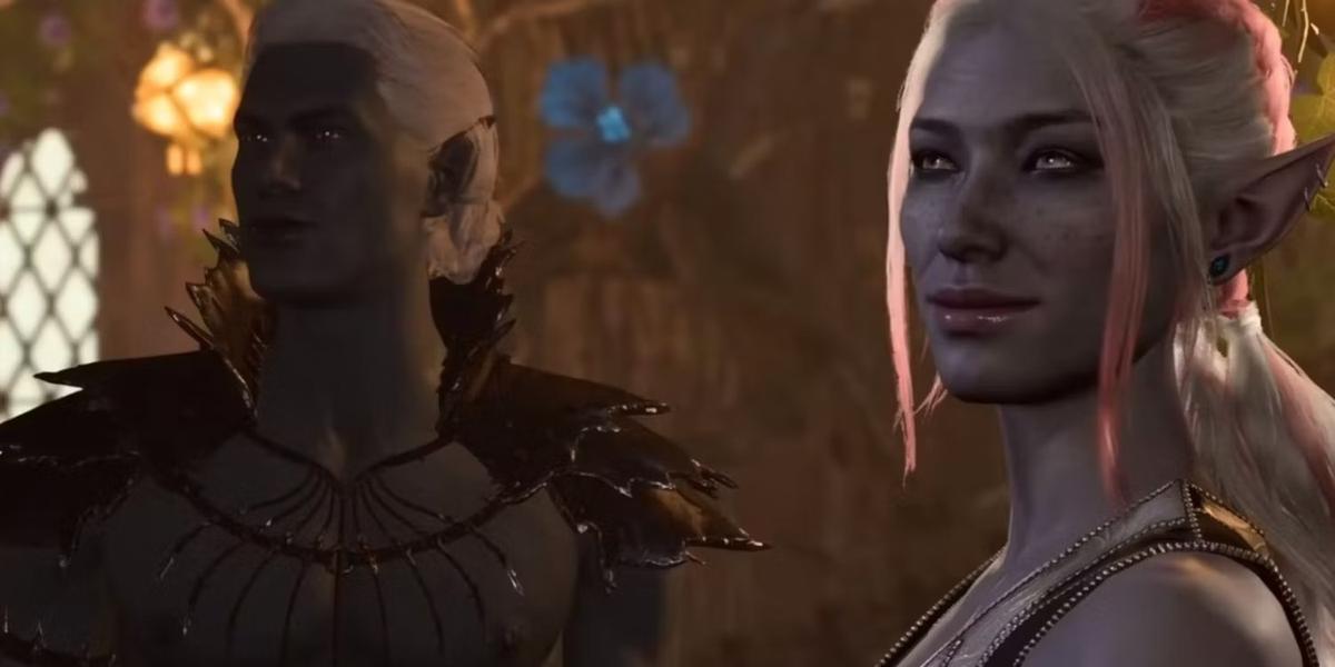 Близнецы-дроу из «Ласки Шаресс». Фото: Baldur's Gate 3