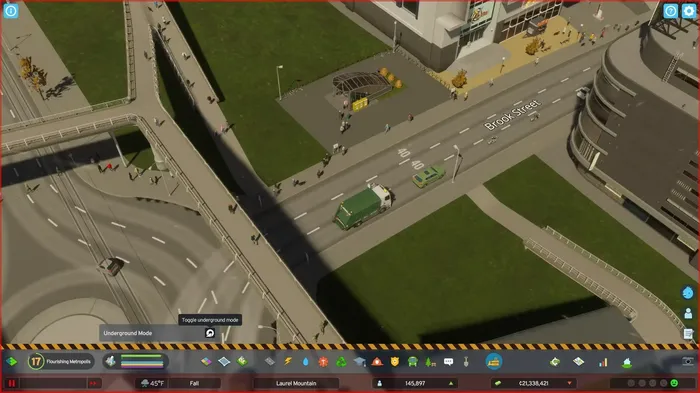Подземное строительство в игре. Фото: Cities: Skylines 2