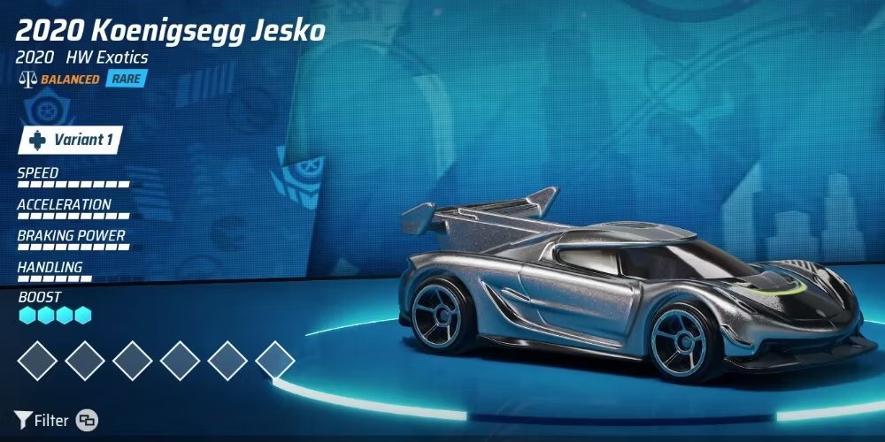 «2020 Koenigsegg Jesko». Фото: Hot Wheels Unleashed 2: Turbocharged