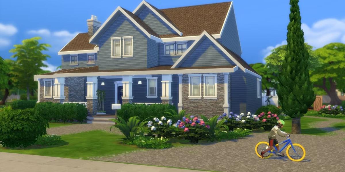 Дом в игре. Фото: The Sims 4