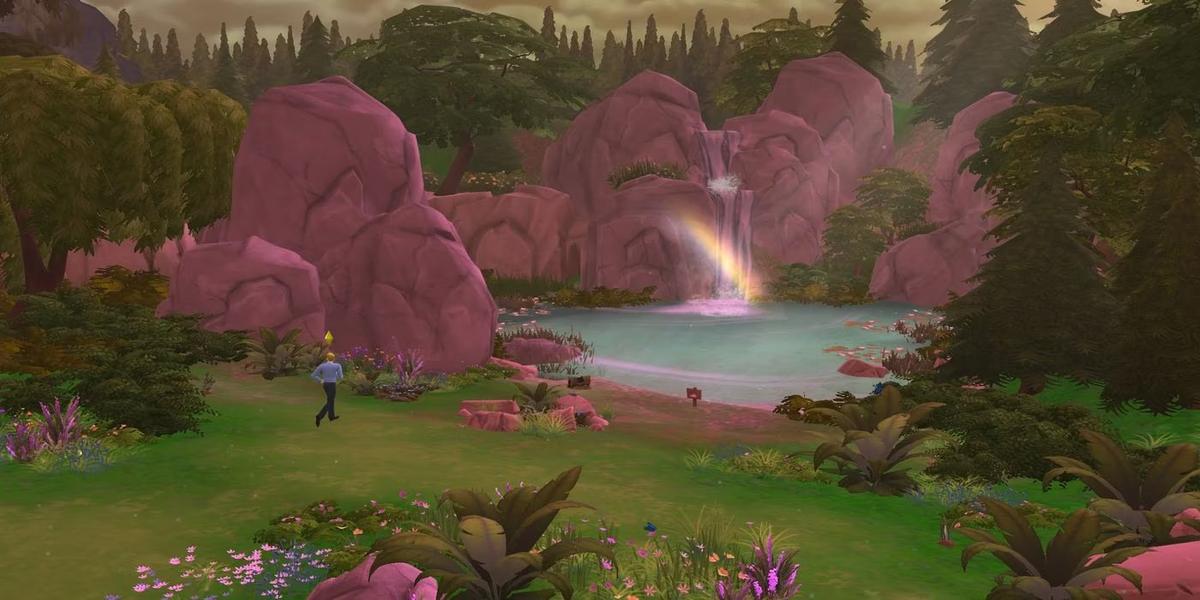 Волшебный вход в прекрасное место. Фото: The Sims 4