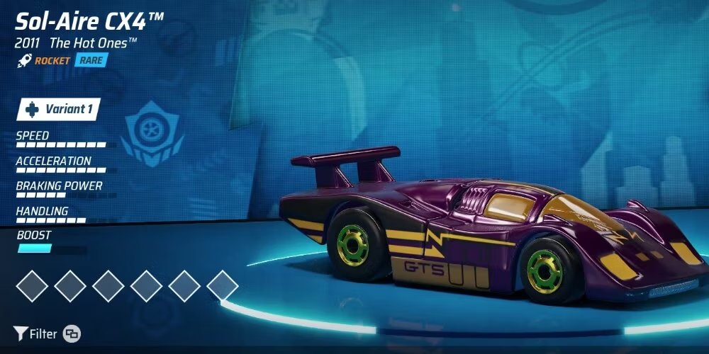 «Sol-Aire CX4». Фото: Hot Wheels Unleashed 2: Turbocharged