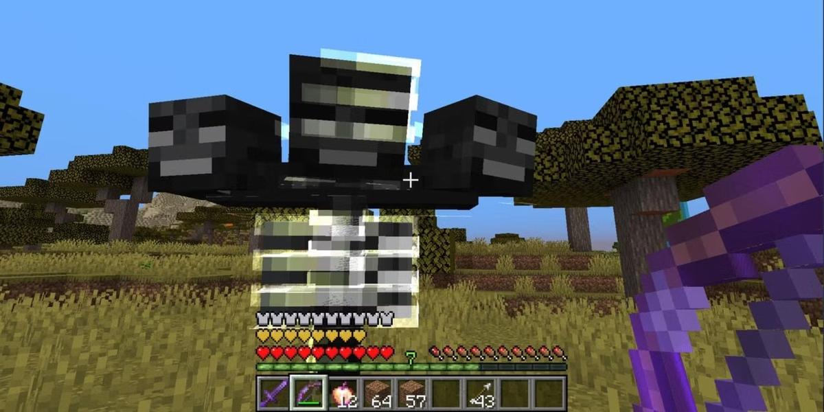 «The Wither» дает всплеск опыта после своей смерти. Фото: Minecraft