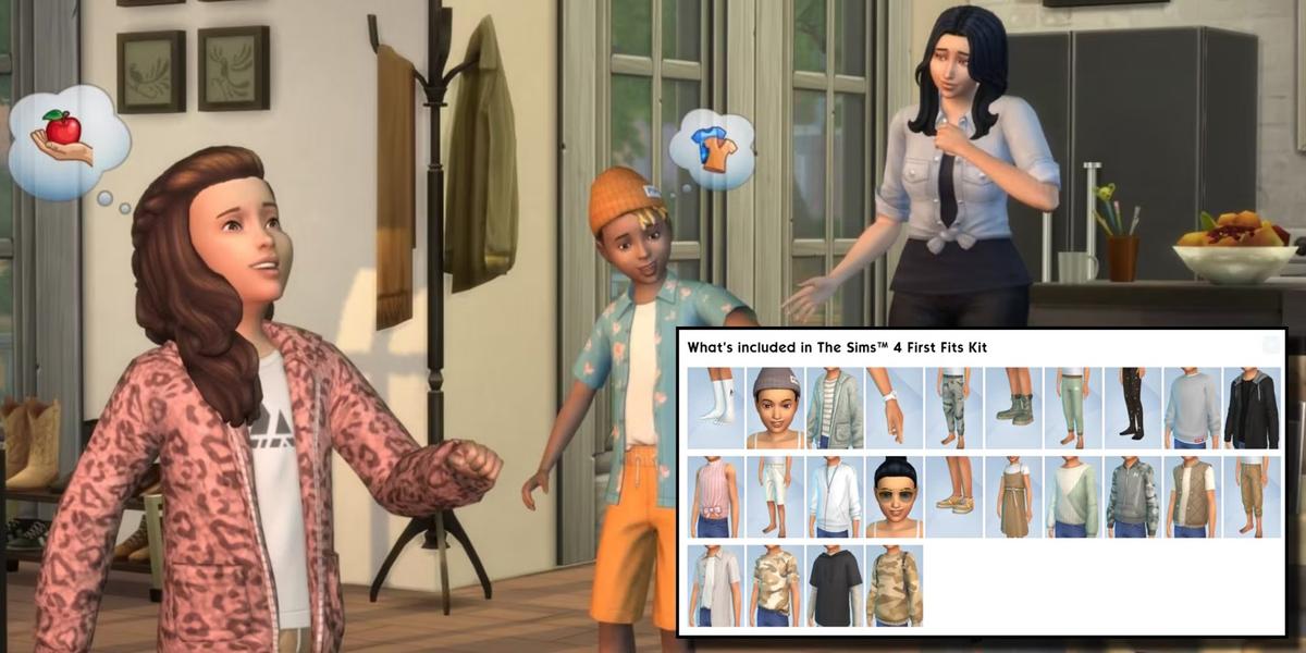 Мода для детей. Фото: The Sims 4