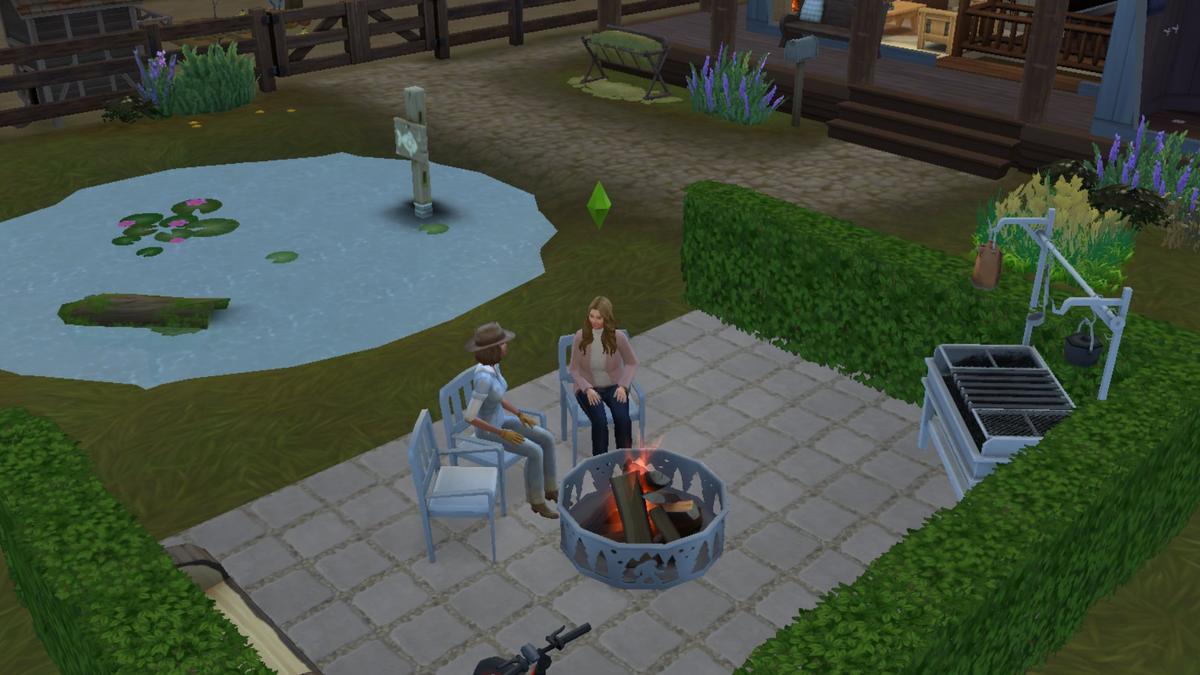 Relaxovat můžete u rybníka. Foto: The Sims 4