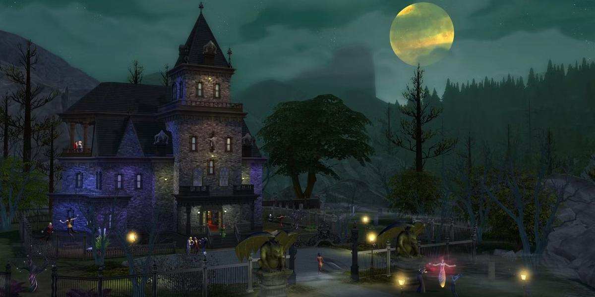 Замок Дракулы. Фото: The Sims 4