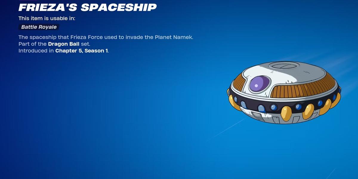 Frieza’s Spaceship Glider. Фото: Fortnite