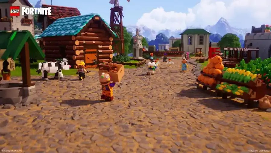 Ресурсы. Фото: LEGO Fortnite