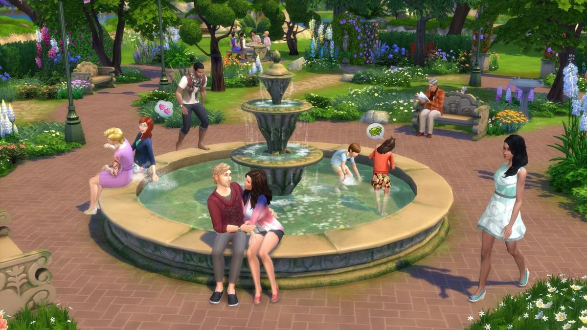 The Sims 4 раздает бесплатный набор Романтический сад — 64 бита