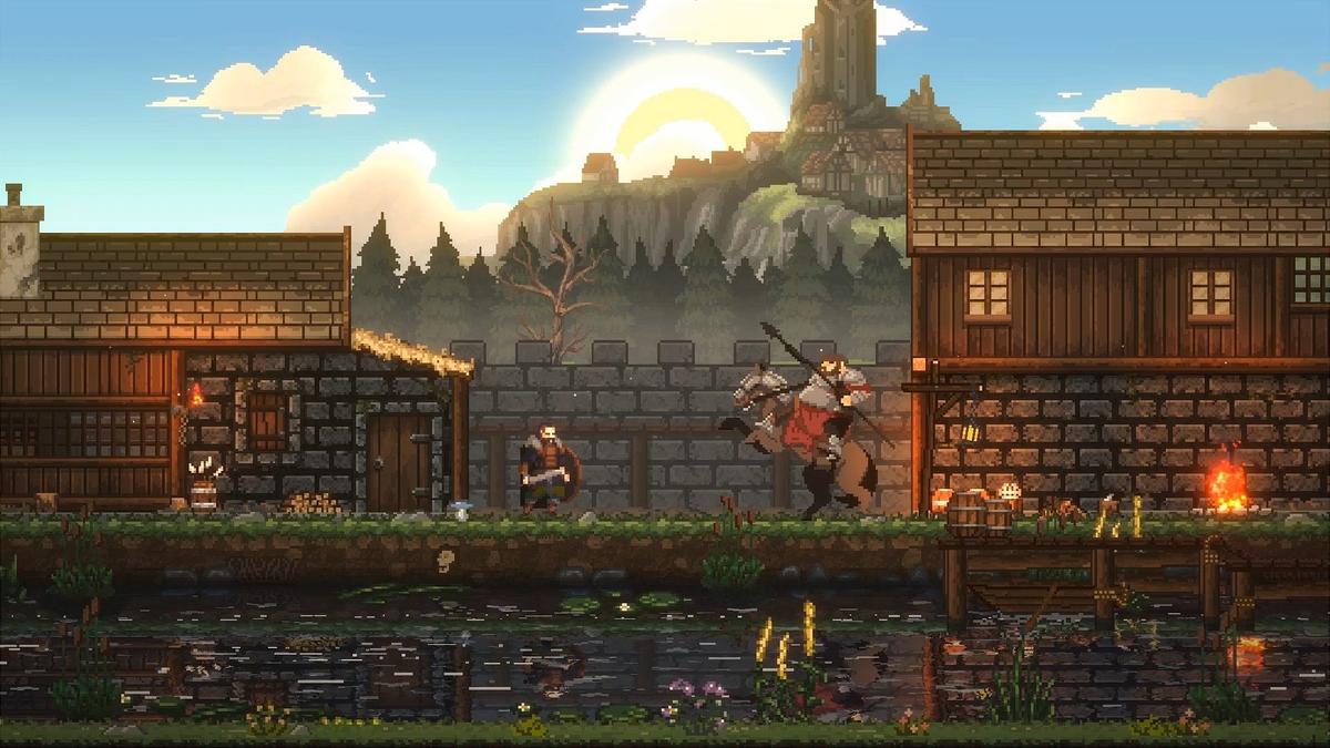 Студия Pixel Chest и издательство Hooded Horse анонсировали пиксельную  стратегию Sons of Valhalla — 64 бита