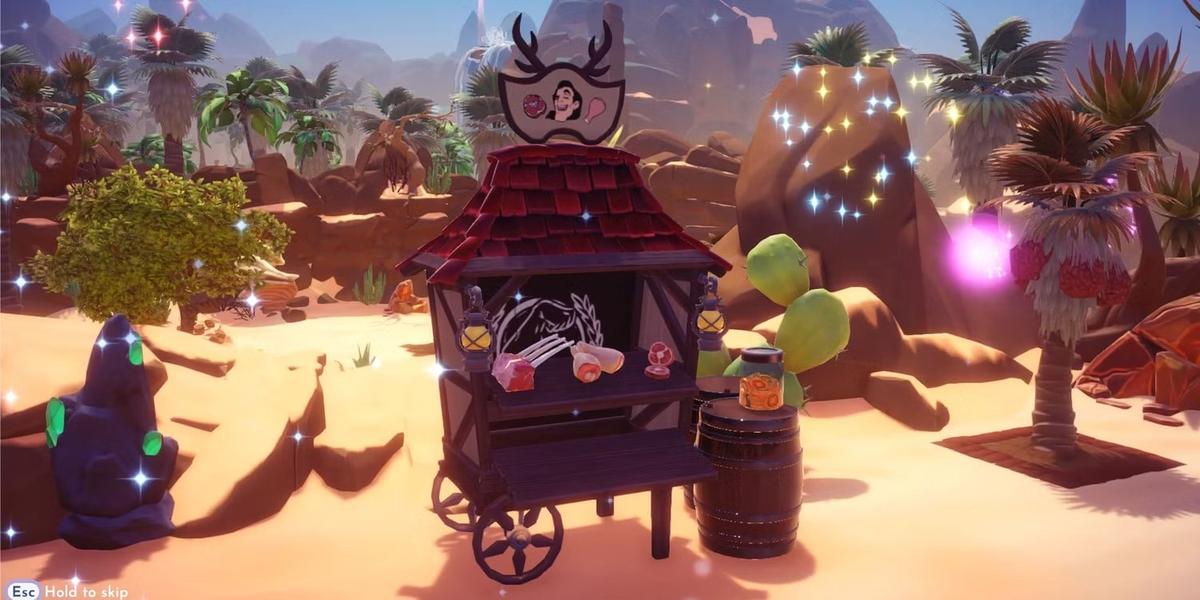 Мясная лавка у Гастона в игре. Фото: Disney Dreamlight Valley