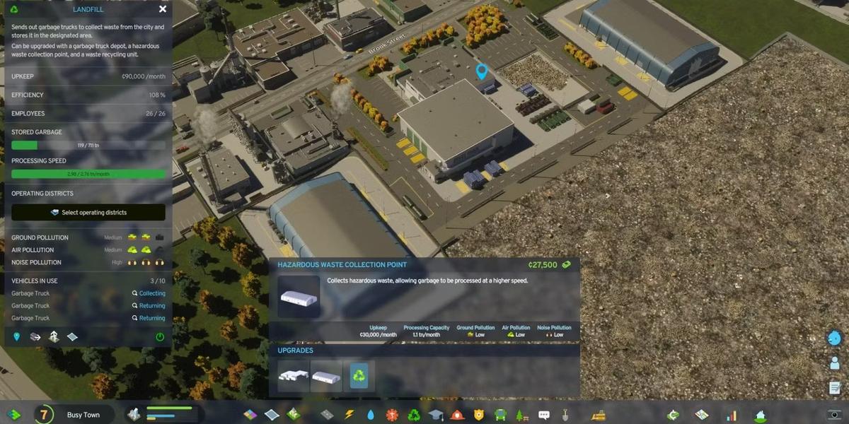 Очистка мусора. Фото: Cities: Skylines 2