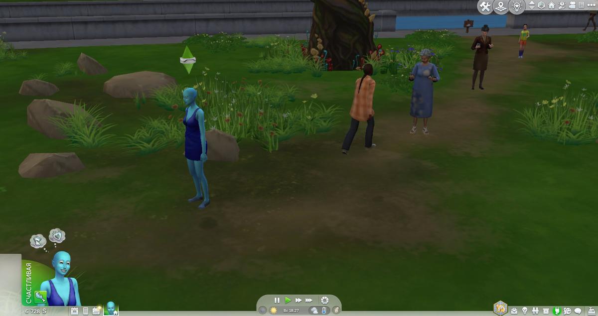 Setkání. Foto: The Sims 4