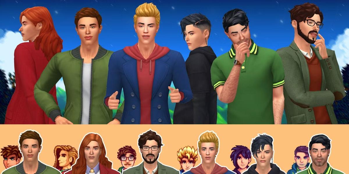 Воплощение любимых персонажей Stardew. Фото: The Sims 4