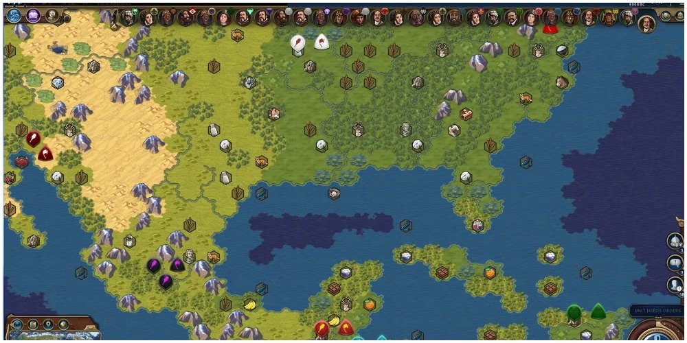 Исследуйте карту, чтобы всегда быть на шаг впереди своих врагов. Фото: Civilization 6