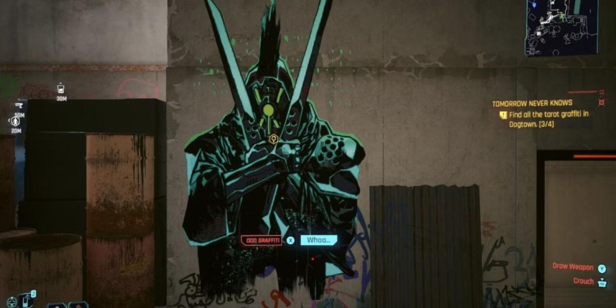 Новое граффити. Фото: Cyberpunk 2077: Phantom Liberty