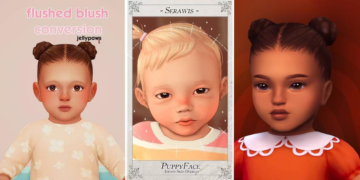 Дополнительные функции для создания персонажей для младенцев. Фото: The Sims 4