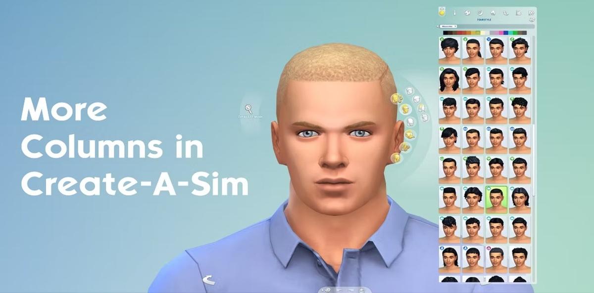 Režim editoru. Foto: The Sims 4