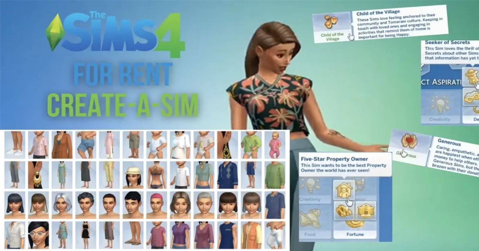 The Sims 4: «Сдается в аренду» — Руководство по режиму строительства и  режиму CAS — 64 бита